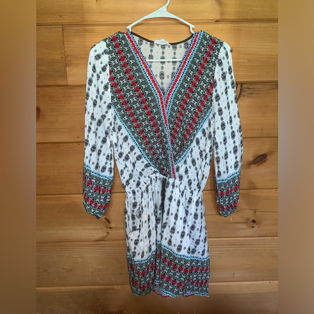 Boutique Patterned Romper